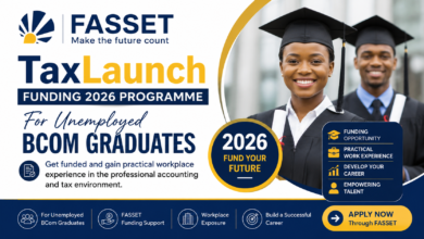 FASSET TaxLaunch Funding 2026 Programme for unemployed BCom graduates